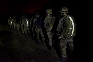 Cyflect reflective belts for soldiers