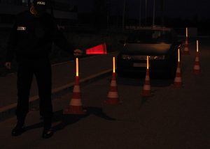 Contrôle routier par police