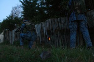 Marking out shooting ranges, areas and perimeters during shooting exercises