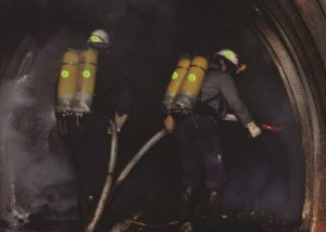 Personal identification with Lightshape light markers on helmets