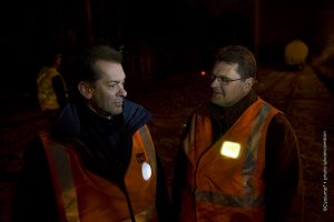 Individual identification of night railway maintenance officers