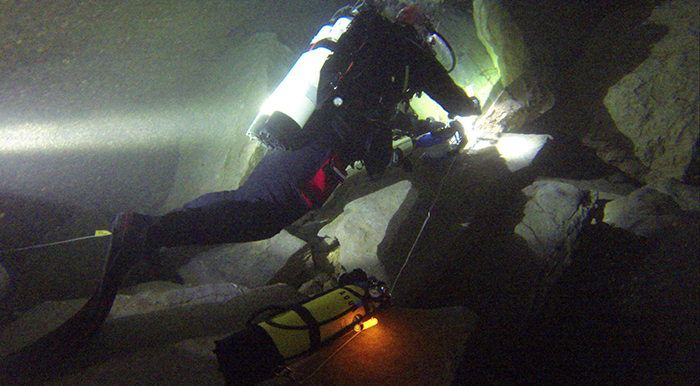 Marking of diving cylinders of the sdis divers