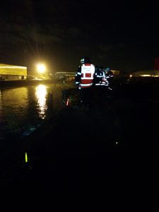 Marquage des acceè par pompiers sauveteurs lors d'inondations