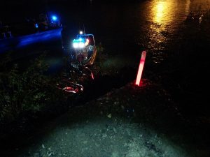 Marking out berthing areas and assembly points during floods