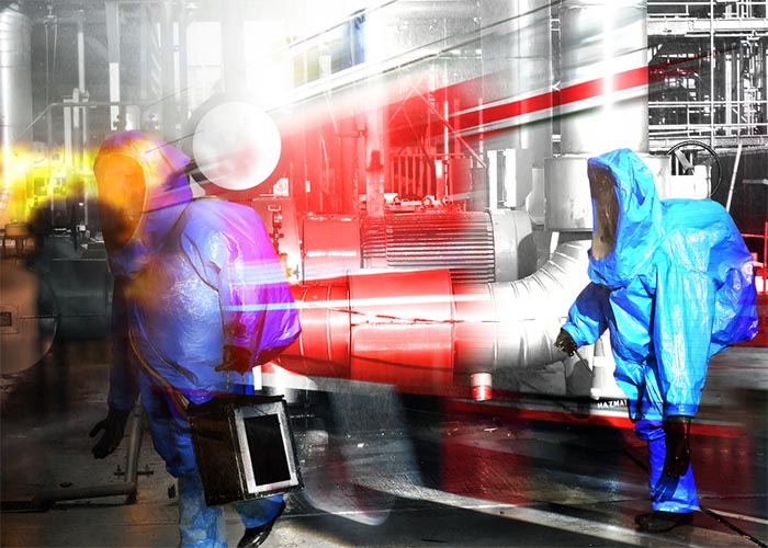 Identifying contaminated areas in CBRN operations