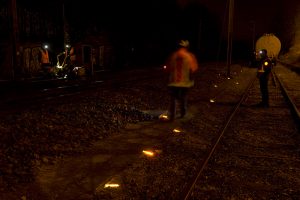 Alternative to railway lighting stations