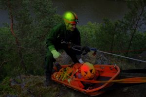 Ssauvetage par pompiers du Grimp avec marqueurs Lightshape