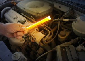 15cm light stick can be used to examine the engine in the event of a breakdown