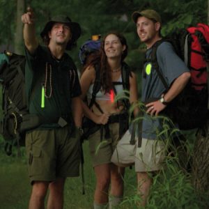 Spotting hikers at night