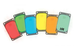 Rectangular adhesive lighting marker VisiPad