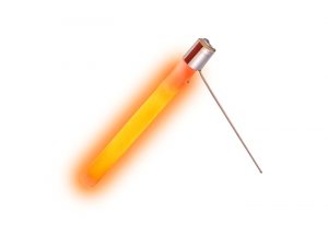 baton lumineux flare alternative orange 20cm cyalume