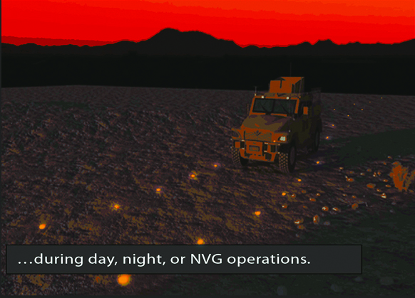 sichere Konvois über Nacht nach Minenräumaktionen der Strecken