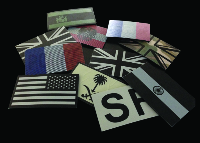 IFF infrared flags and badges cyalume