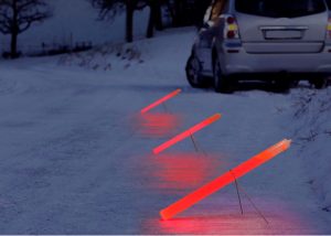 lightstick for lighting and illumination of the scene of an accident