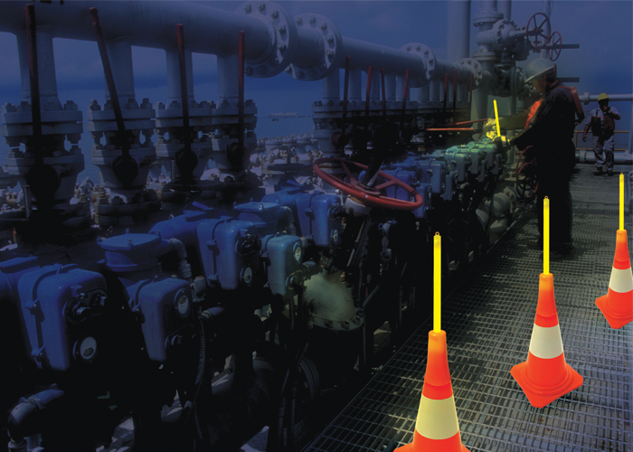 safety light for confined zones explosive aras