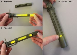 control of the rotating window of the khaki directional screen for light stick