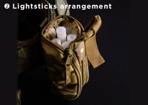 Cyalume lightsticks storage bag holster