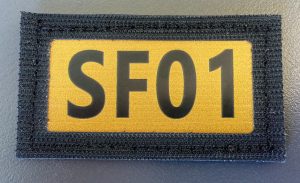 patch IR identification avec attache velcro