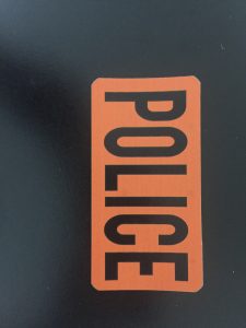 parche policial de infrarrojos